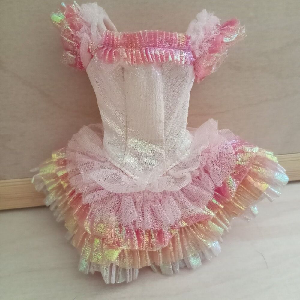 Vintage BARBIE Party Dress 1999 Celebration Cake Outfit * DOLL NOT INCLUDED *